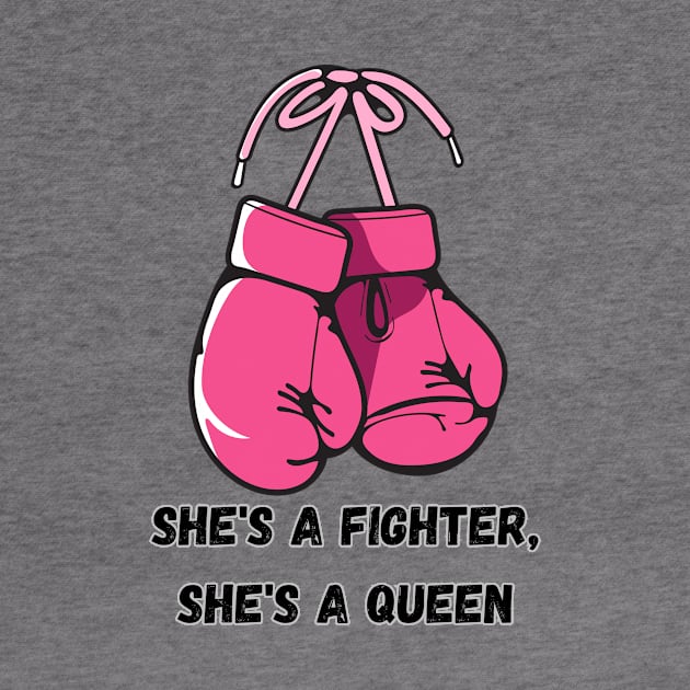 She's a fighter, she's a queen light by CoffeeBeforeBoxing